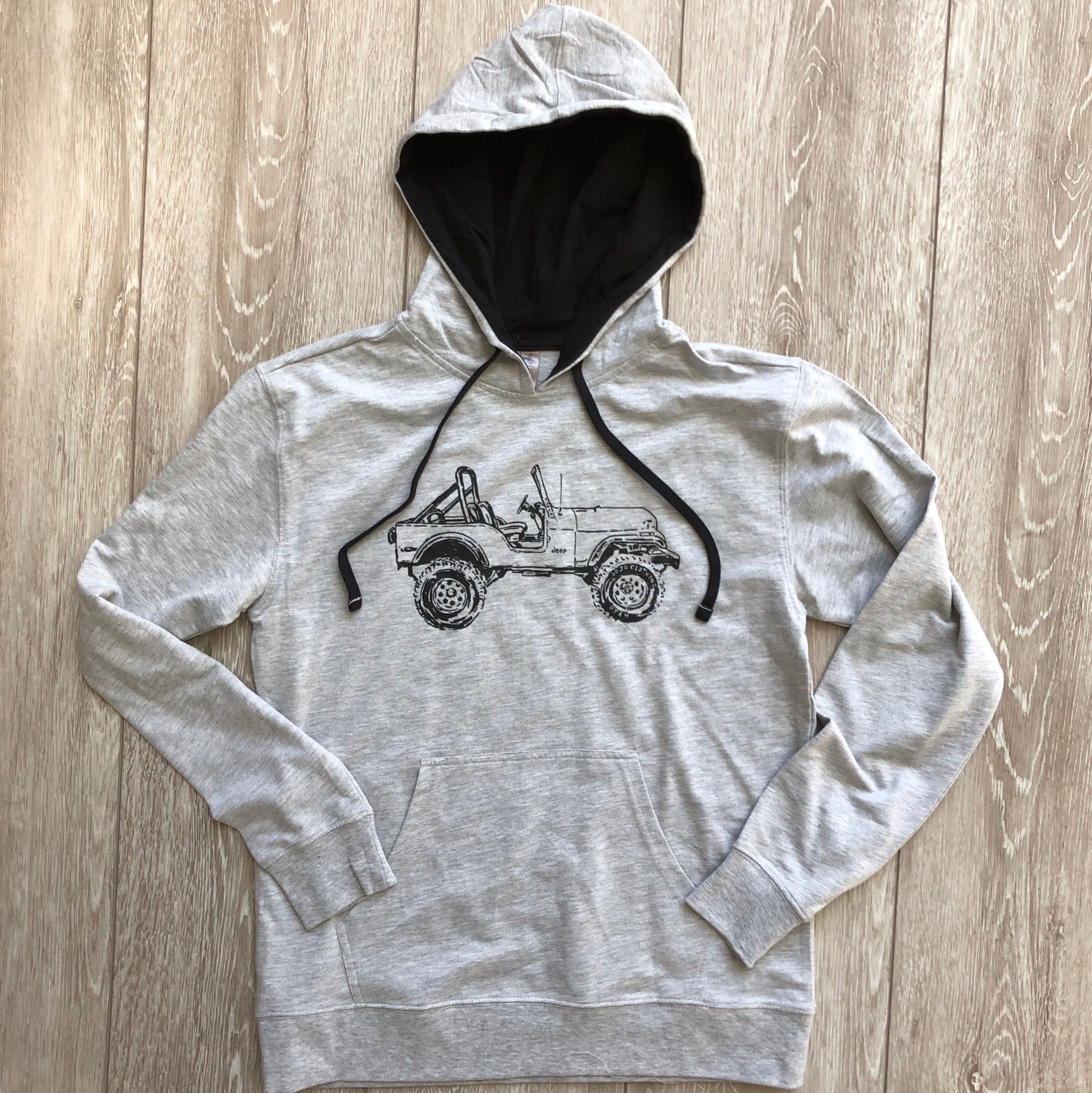 Gray sales jeep sweatshirt